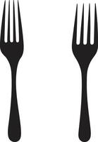 kulinarisch Kunst Kamm Gabel und Messer Symbol im künstlerisch Vektor Stil Gourmet Gastronomie Insignien Vektor Logo zum kulinarisch Exzellenz