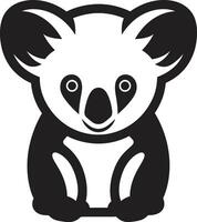 Koala Königreich Insignien Vektor Logo Design zum bezaubernd Koala Symbol pelzig Laub Kamm Koala Vektor Symbol zum Natur Harmonie