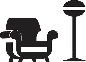 schick Komfort Kamm glatt Salon Stuhl Vektor Design zum modisch Räume städtisch Eleganz Abzeichen Vektor Design zum stilvoll modern entspannend Stuhl