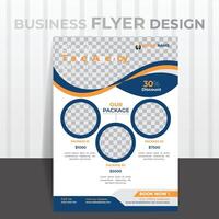 modern flygblad design, vektor illustration design mall.