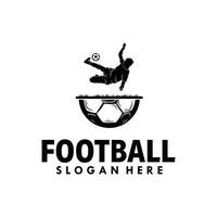 fotboll fotboll logotyp mönster mallar vektor