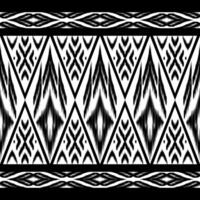 traditionell ikat geometrisk mönster för sömlös bakgrund, matta, tapet, Kläder, omslag, batik, tyg, illustration. broderi stil. vektor