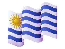 universell 3d vinka flagga i de vind nationell symbol för Land och område i de över hela världen vektor
