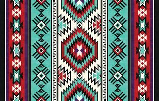 inföding amerikan indisk prydnad mönster geometrisk etnisk textil- textur stam- aztec mönster navajo mexikansk tyg sömlös dekoration mode vektor