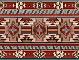 inföding amerikan indisk prydnad mönster geometrisk etnisk textil- textur stam- aztec mönster navajo mexikansk tyg sömlös dekoration mode vektor