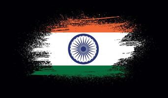 nationell flagga av indisk i vektor