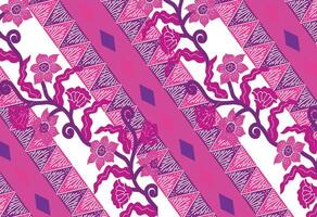 printindonesiska batik motiv med exklusiv och klassisk balinesisk stil blommig och växt mönster är lämplig för olika syften. eps 10 vektor