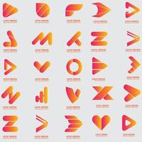 modern Geschäft Sammlung von Logo Designs voll editierbar eps vektor
