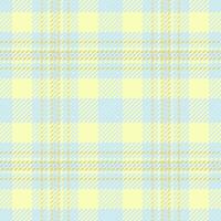 Muster Hintergrund von Tartan Textil- Plaid mit ein nahtlos Textur prüfen Stoff. vektor