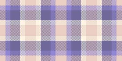 primär Muster nahtlos Textur, Lappen Tartan Textil- . Einladung prüfen Hintergrund Plaid Stoff im Indigo und Licht Farben. vektor