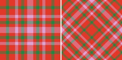 kolla upp textur mönster av bakgrund tartan tyg med en pläd sömlös textil. vektor