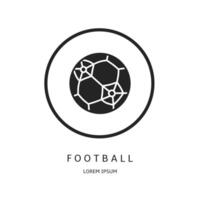 Logo Design zum Geschäft. Fußball Logos. vektor