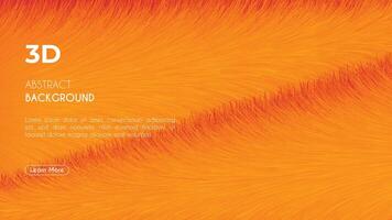 abstrakt slät orange bakgrund. enkel strömma bakgrund mall för baner, affisch, tapet, och flygblad. slät bakgrund illustration vektor