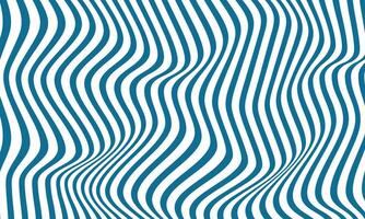abstrakt Ränder blå konst Vinka linje bakgrund. illustration vektor