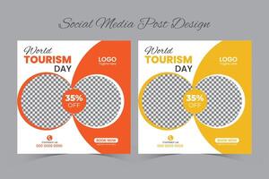 Social Media Post Design Vorlage vektor