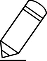 Bleistift Symbol Schule Symbol Clip Art Illustration vektor