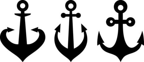 stencil ankare ClipArt hav symbol illustration vektor
