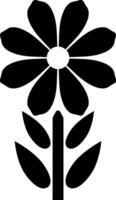 Schablone Blume Symbol Karikatur Clip Art Illustration vektor