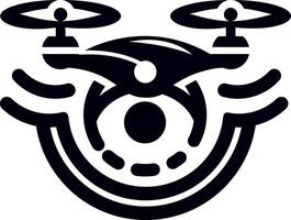 Drohne Logo Vorlage Symbol. Fotografie Drohne . vektor