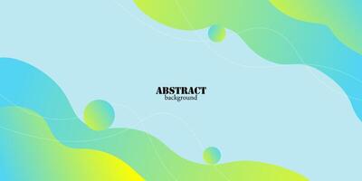 abstrakt dynamisk vågig färgrik blå gul lutning texturerad stil bakgrund design. eps.10 vektor
