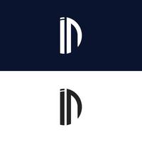 i brev logotyp vektor mall kreativ modern form färgglada monogram cirkel logotyp företagets logotyp rutnät logotyp