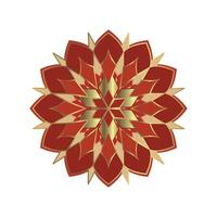 islamisch elegant Blume Mandala Element Dekoration Illustration vektor