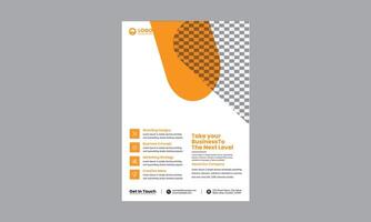 Broschürendesign, Cover modernes Layout, Jahresbericht, Poster, Flyer in A4 vektor