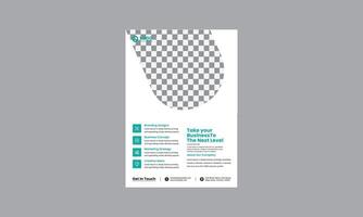 Broschürendesign, Cover modernes Layout, Jahresbericht, Poster, Flyer in A4 vektor