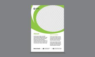 Poster Flyer Pamphlet Broschüre Startseite Design Layout Raum zum Foto Hintergrund, Illustration Vorlage im a4 Größe vektor