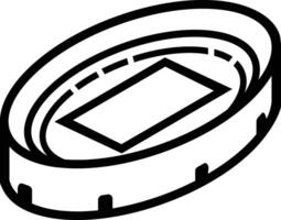 Stadion iso Symbol vektor
