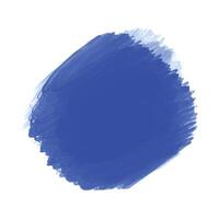 Tinte Farbe Blau Bürste Schlaganfall Spritzer Design vektor