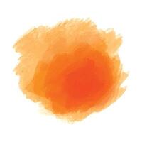 Hand zeichnen Orange Spritzen Aquarell Hintergrund vektor