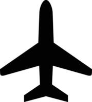 Flughafen oder Flugzeug iso Symbol vektor