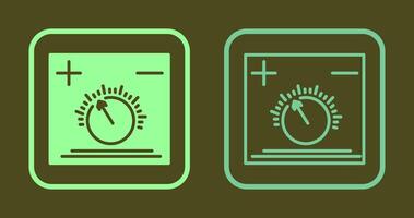 Temperatur Knopf Symbol vektor