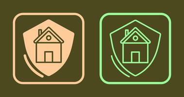 hus skydd ikon vektor
