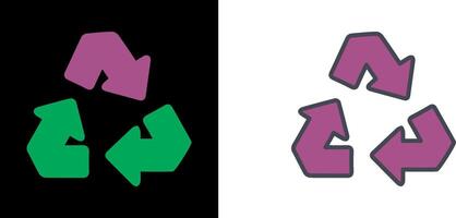 recyceln Pfeil Symbol vektor