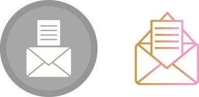 Symbol für E-Mail-Dokumente vektor