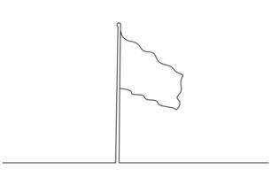 Land Flagge wellig Sieg Erfolg Objekt Linie Kunst Design vektor