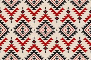 tyg mexikansk stil. geometrisk etnisk sömlös mönster i stam. aztec konst prydnad skriva ut. design för bakgrund, tapet, illustration, tyg, Kläder, matta, textil, batik, broderi. vektor