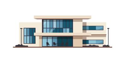 hus, illustration av enkel hus isolerat på vit bakgrund, platt design ikon illustration vektor