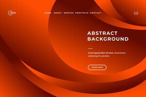 beschwingt abstrakt Hintergrund wellig Orange drucken, modern Netz Design Kunst vektor