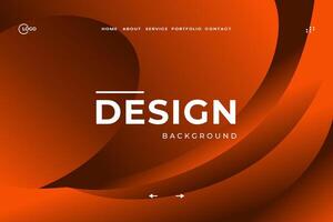 beschwingt abstrakt Hintergrund wellig Orange drucken, modern Netz Design Kunst vektor