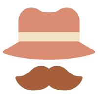 pappa hatt ikon för webb, app, infografik, etc vektor