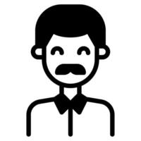 super pappa ikon för webb, app, infografik, etc vektor