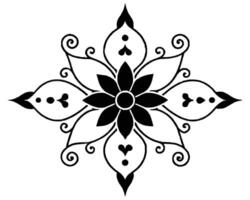 blomma klistermärke illustration vektor