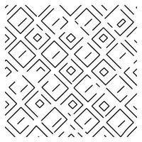 svartvit fyrkant linje mönster illustratör vektor