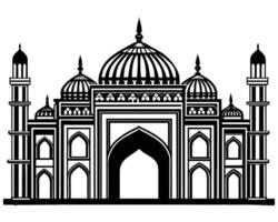 Moschee Konzept Illustration vektor