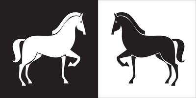 illustration grafik av häst ikon vektor