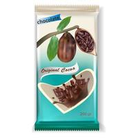 vektor realistisk chokladförpackning