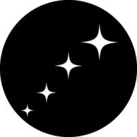 Star Symbol . funkeln Star Illustration unterzeichnen. funkelt Symbol. leuchtenden platzen Logo. vektor